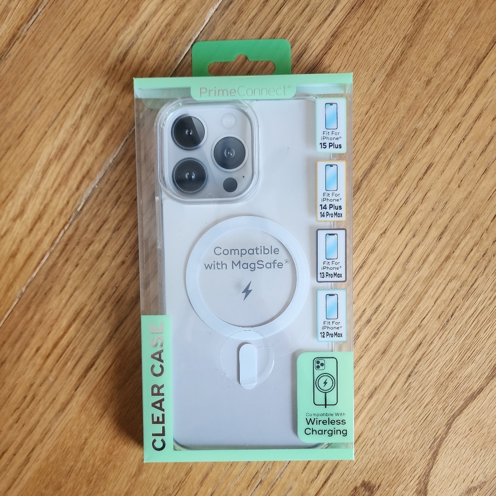 New in Box Prime Connect iPhone Clear Cell Phone Case 2025